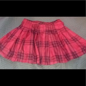 Forever 21 red plaid skirt